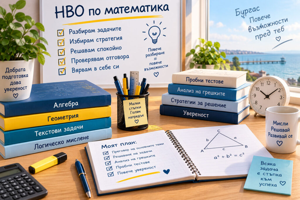 Подготовката за НВО по математика